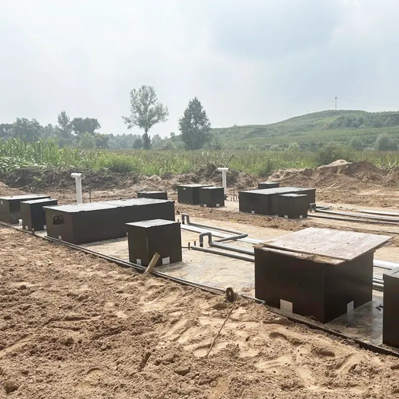 Θαμμένος κεντρικός σταθμός επεξεργασίας οικιακών λυμάτων μεγάλης κλίμακας